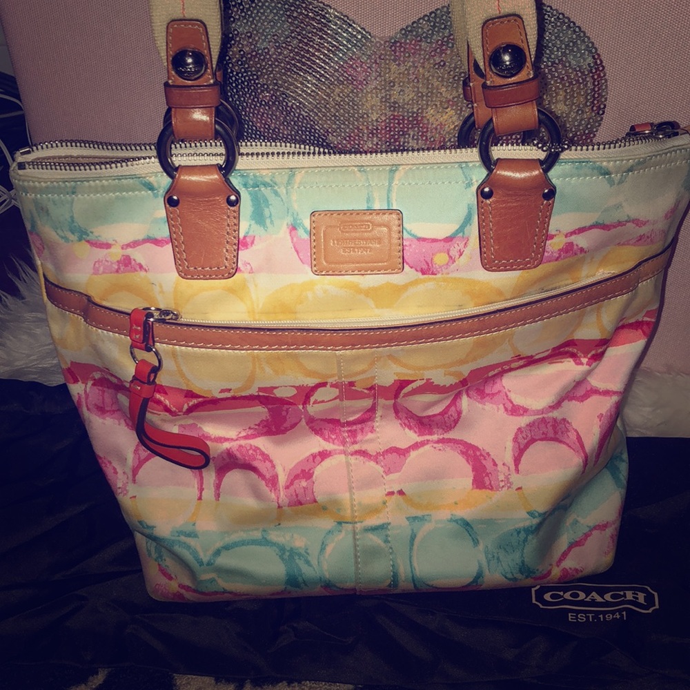 Coach colorful purse